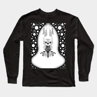 Cute little mandala owl Long Sleeve T-Shirt